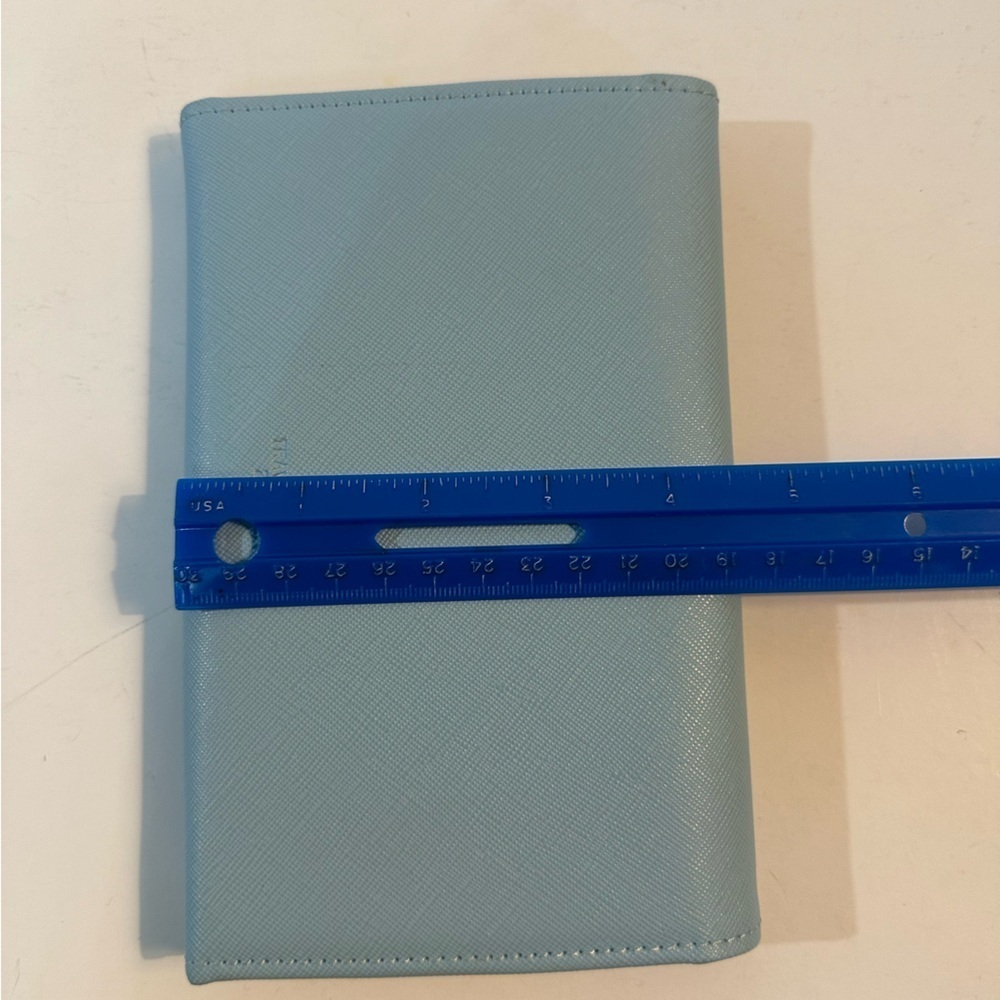 🌍🌍Travel Wallet - Blue Exterior, Yellow Interior - Picture 8 of 16